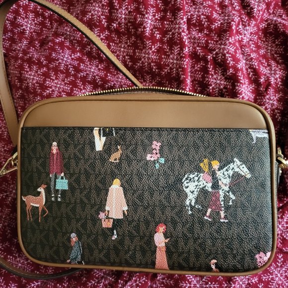 BRAND NEW AUTHENTIC MICHAEL KORS Hand Bag Leather Purse Crossbody MK - Picture 12 of 13